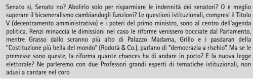 Senato sì senato no