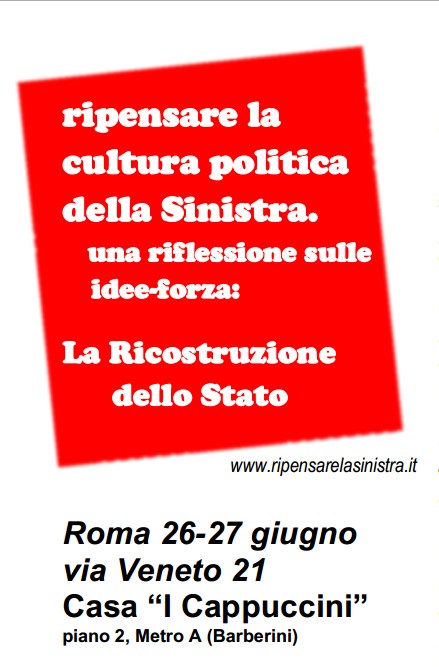 La ricostruzione dello Stato