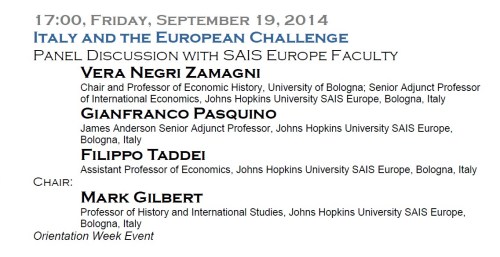 Evento 19 settembre 2014