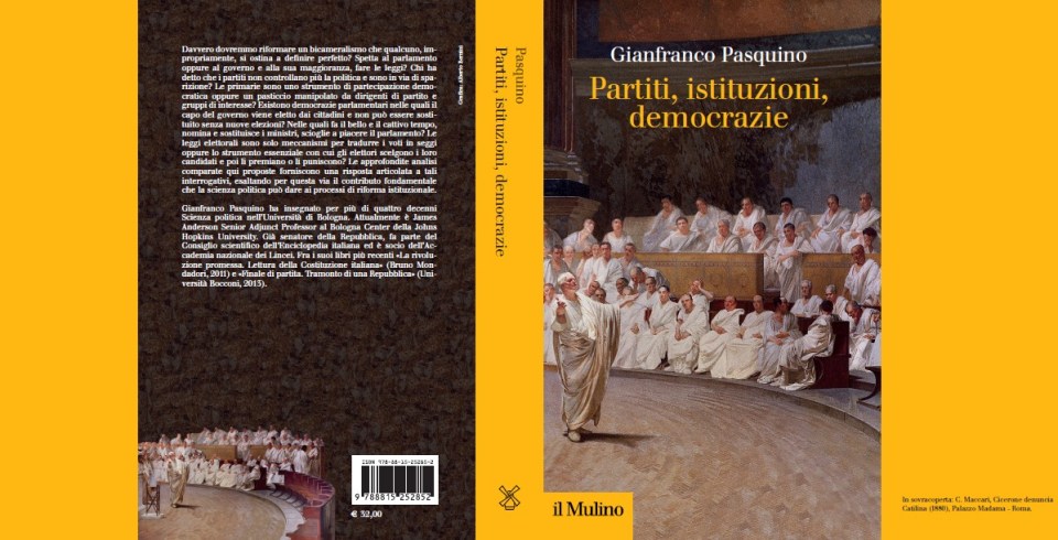 In sovracoperta: C. Maccari, Cicerone denuncia Catilina (1880), Palazzo Madama - Roma. 